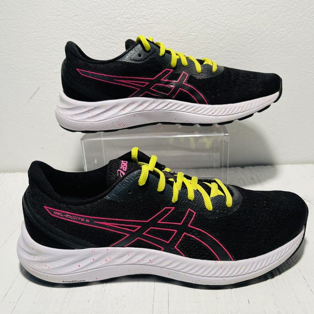 Asics Gel-Excite 8 Running Sneaker, Women's Size 10.5 M, Black Pink 1012A916 - Picture 5 of 13